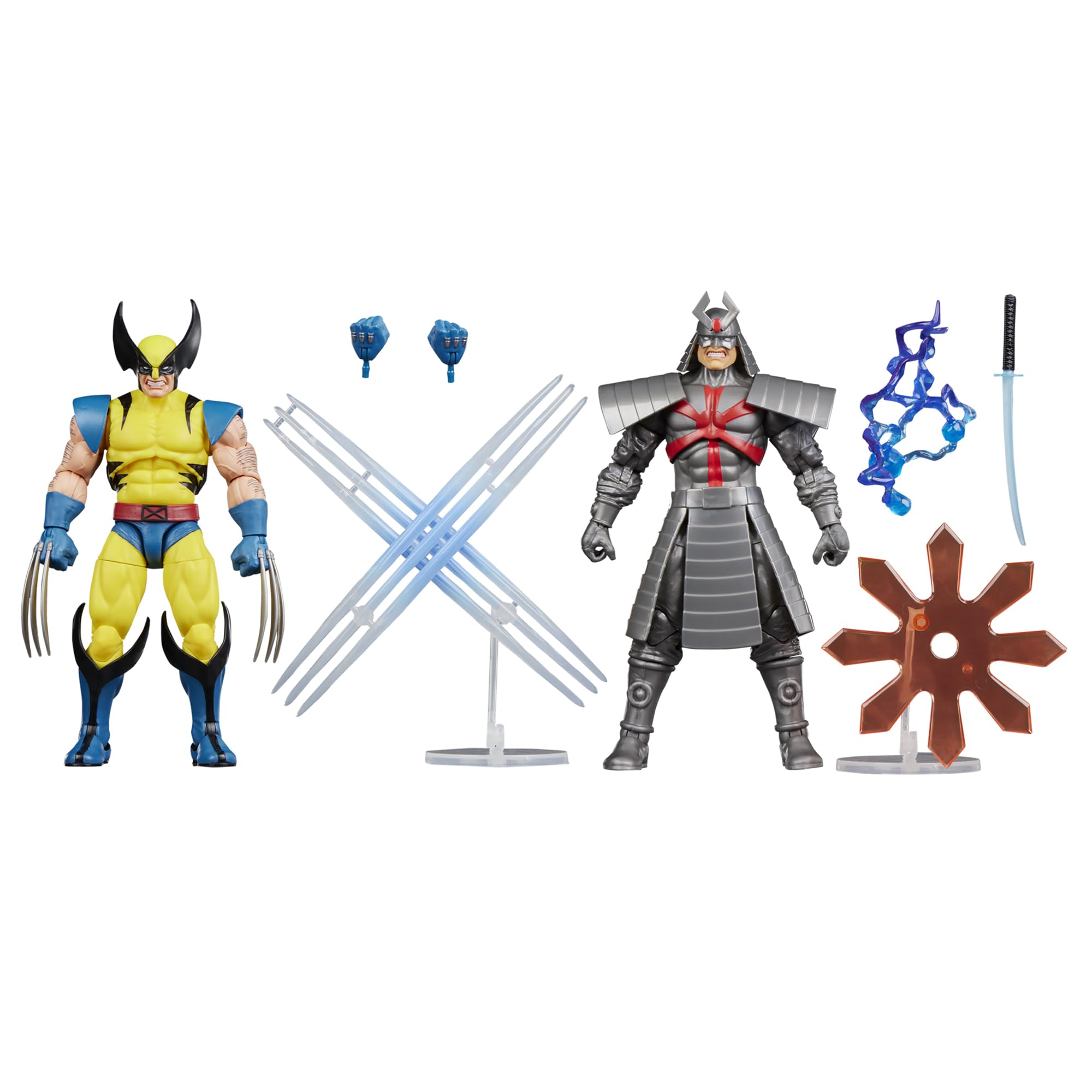 Marvel Legends Gamerverse Wolverine vs Marvel's Silver Samurai 6-Inch Action Figures