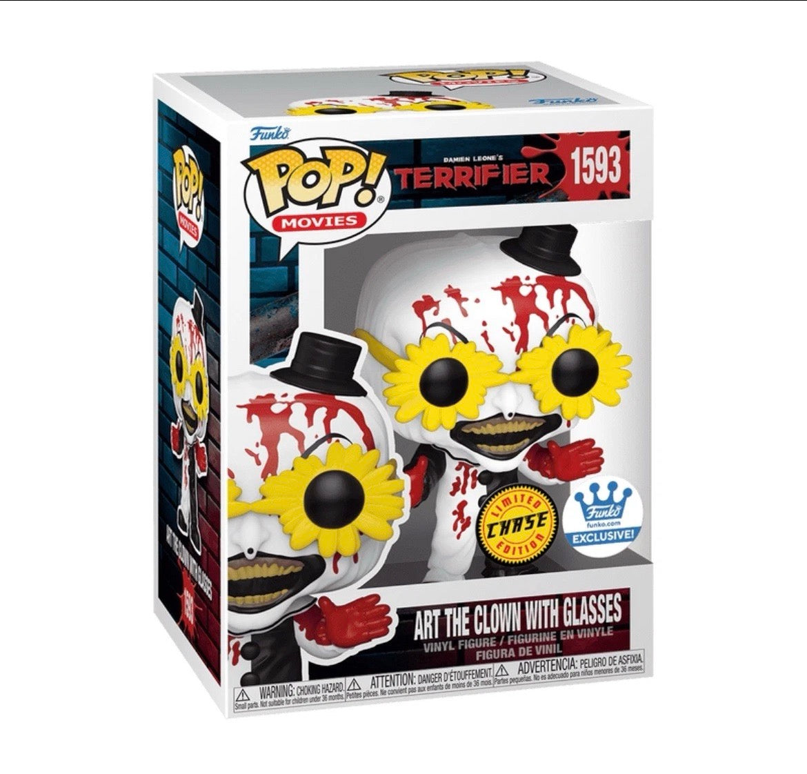 Funko Pop! Art the Clown with Glasses #1593 (Chase)