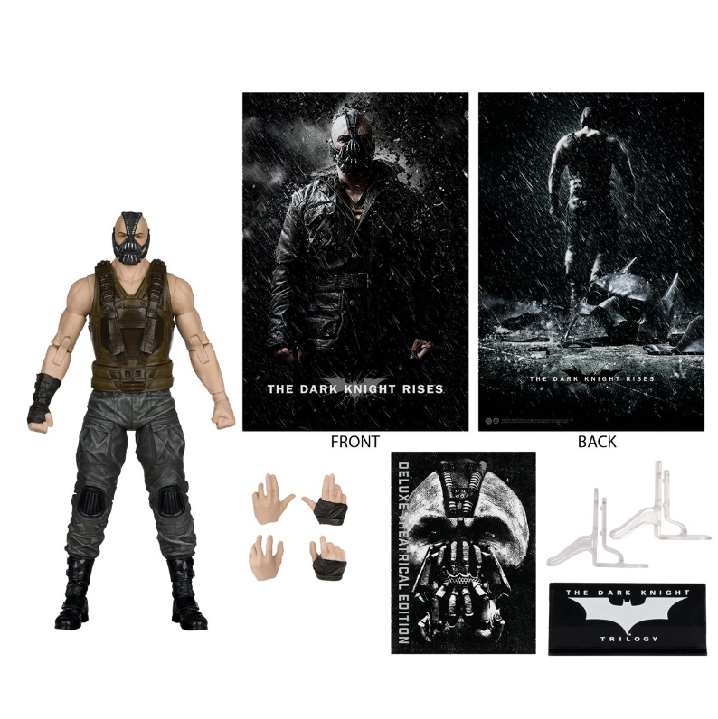 McFarlane Toys - DC Multiverse Bane (The Dark Knight Rises) 7in Action Figure (Deluxe Theatrical Edition)
