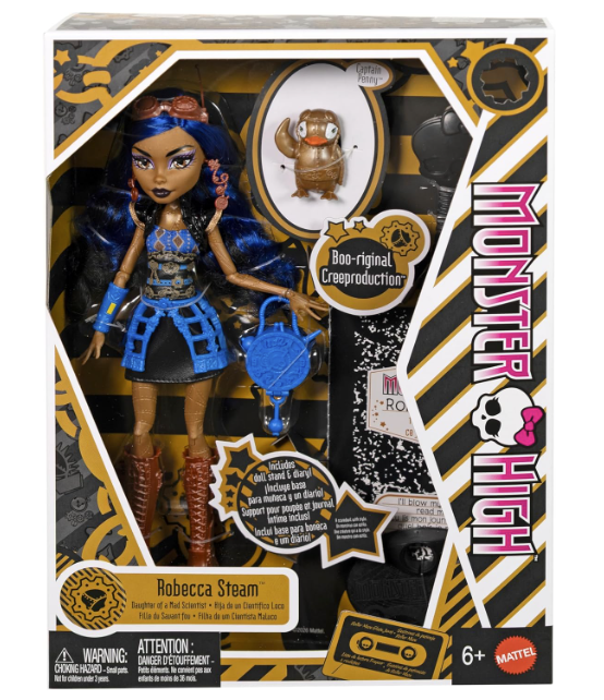 Monster High Boo-riginal Creeproduction Doll Robecca Steam