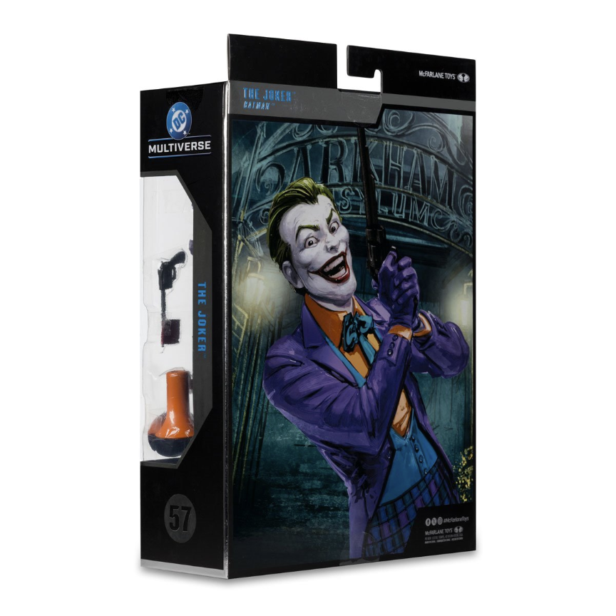 McFarlane Toys - DC Multiverse The Joker (Batman) 7in Action Figure McFarlane Collectors Platinum Edition #57 (Chase Variant)