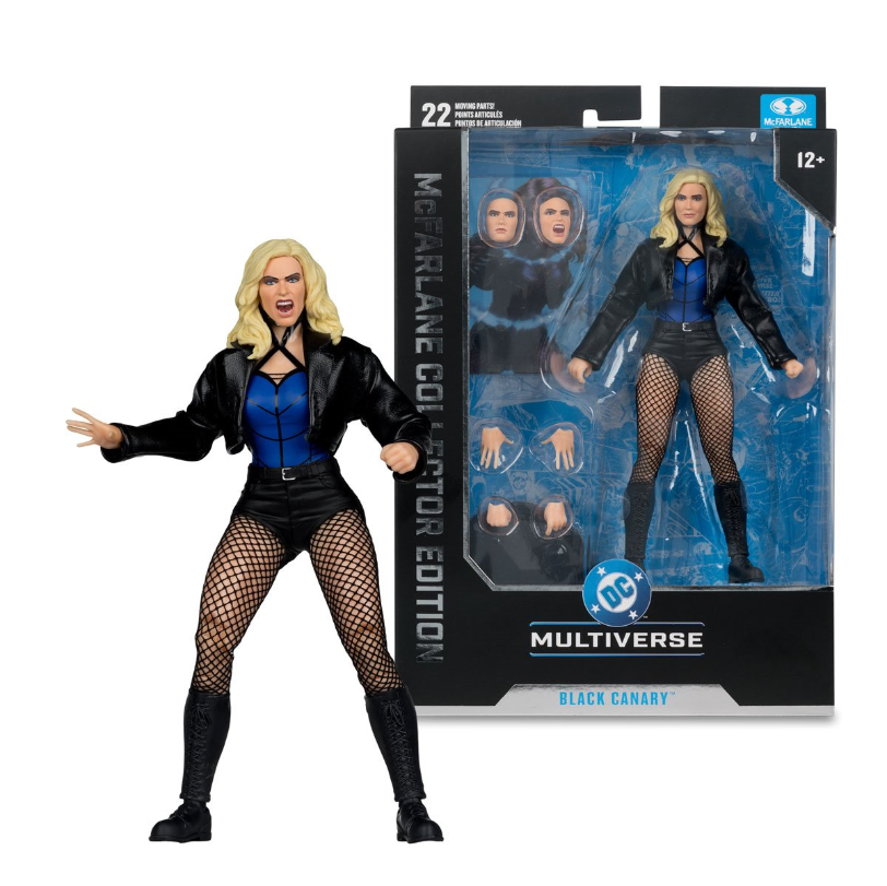 McFarlane Toys - DC Multiverse Black Canary (DC Rebirth) 7in Action Figure McFarlane Collector Edition #54