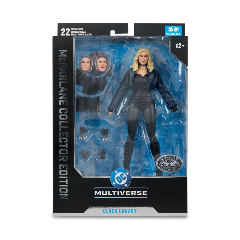 McFarlane Toys - DC Multiverse Black Canary (DC Rebirth) 7in Action Figure McFarlane Collector Platinum Edition #54 (Chase Variant)