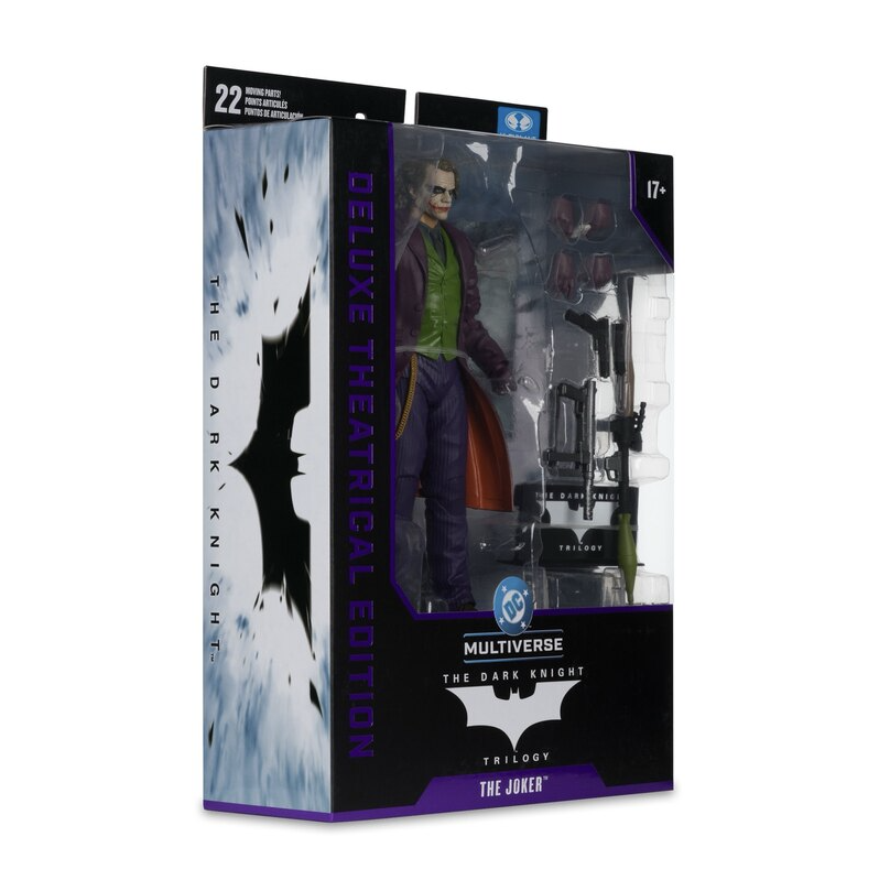 McFarlane Toys - DC Multiverse The Joker (The Dark Knight) 7in Action Figure (Deluxe Theatrical Edition)