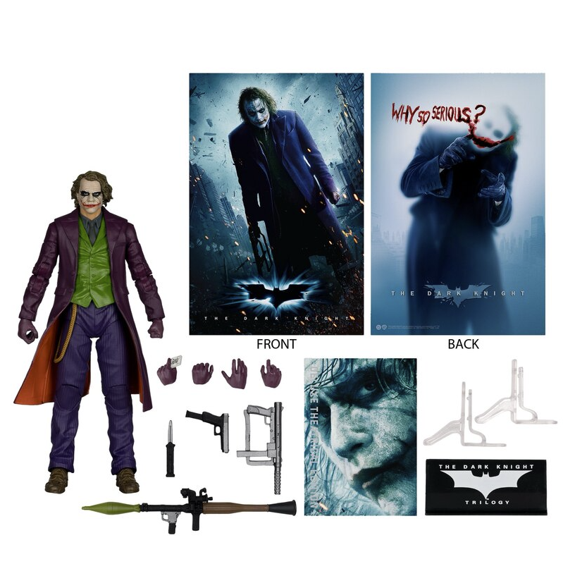 McFarlane Toys - DC Multiverse The Joker (The Dark Knight) 7in Action Figure (Deluxe Theatrical Edition)