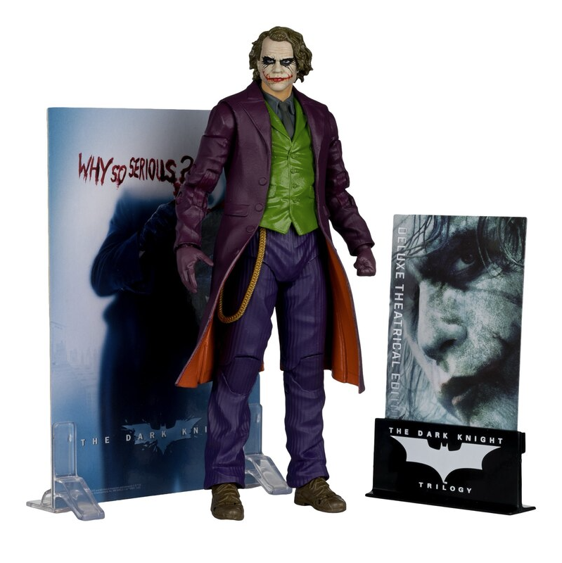 McFarlane Toys - DC Multiverse The Joker (The Dark Knight) 7in Action Figure (Deluxe Theatrical Edition)