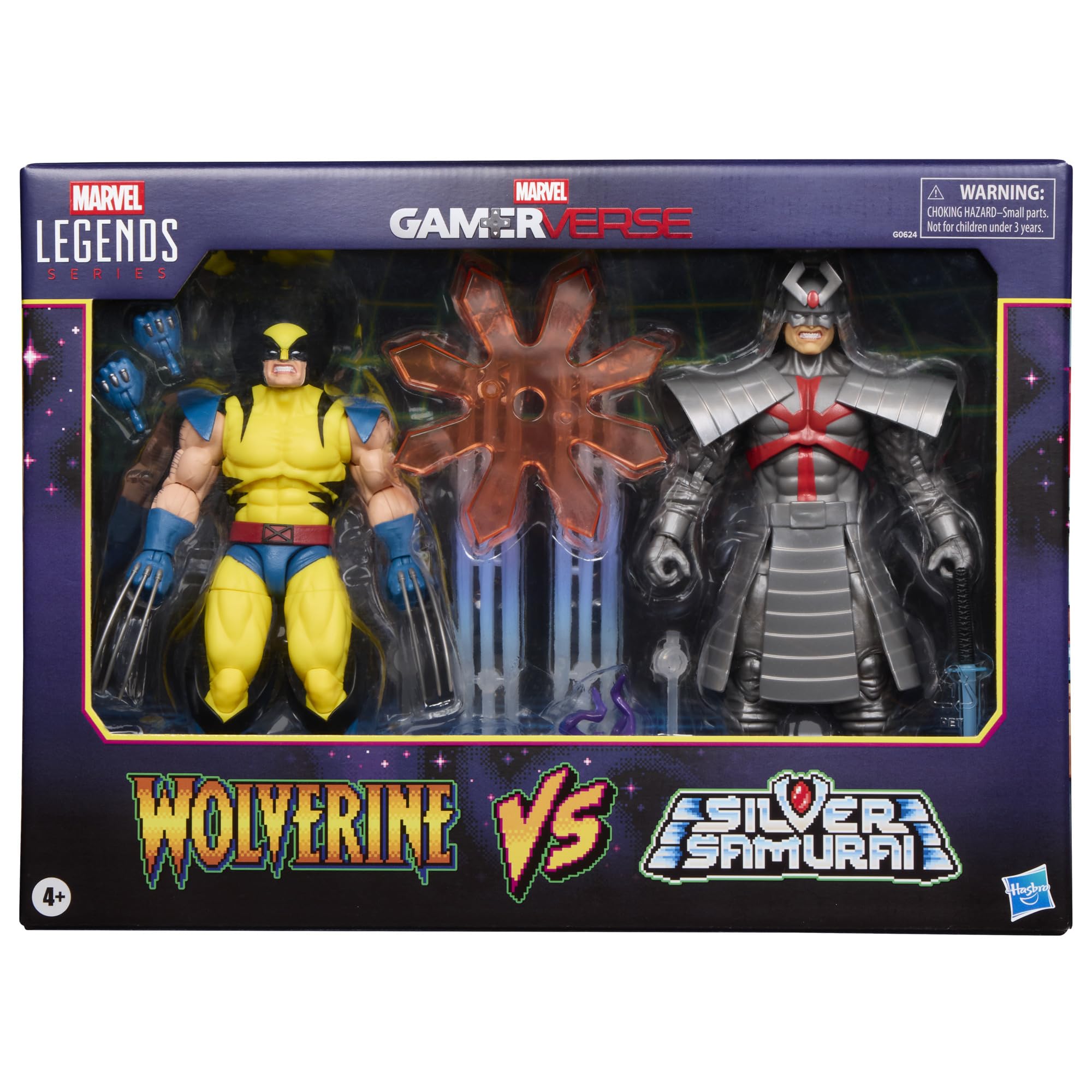 Marvel Legends Gamerverse Wolverine vs Marvel's Silver Samurai 6-Inch Action Figures